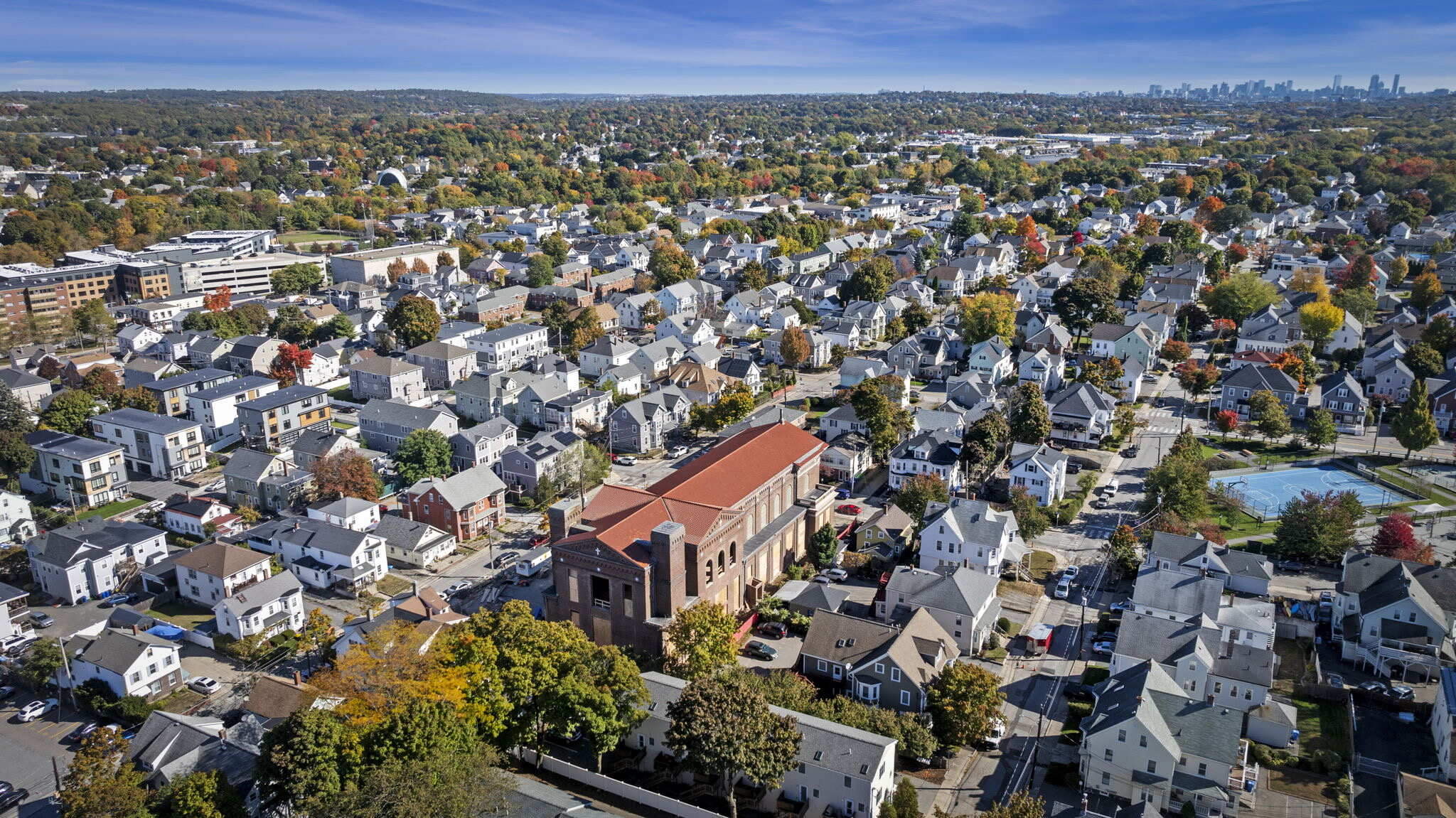 Aerial View of The Corinthian