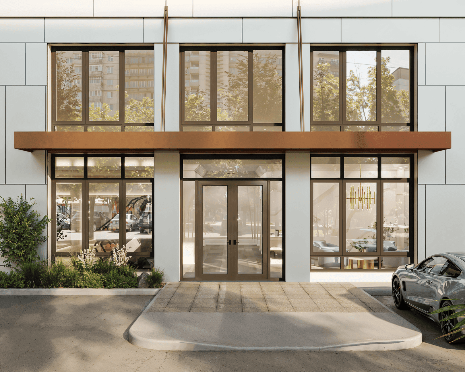 Corinthian front view