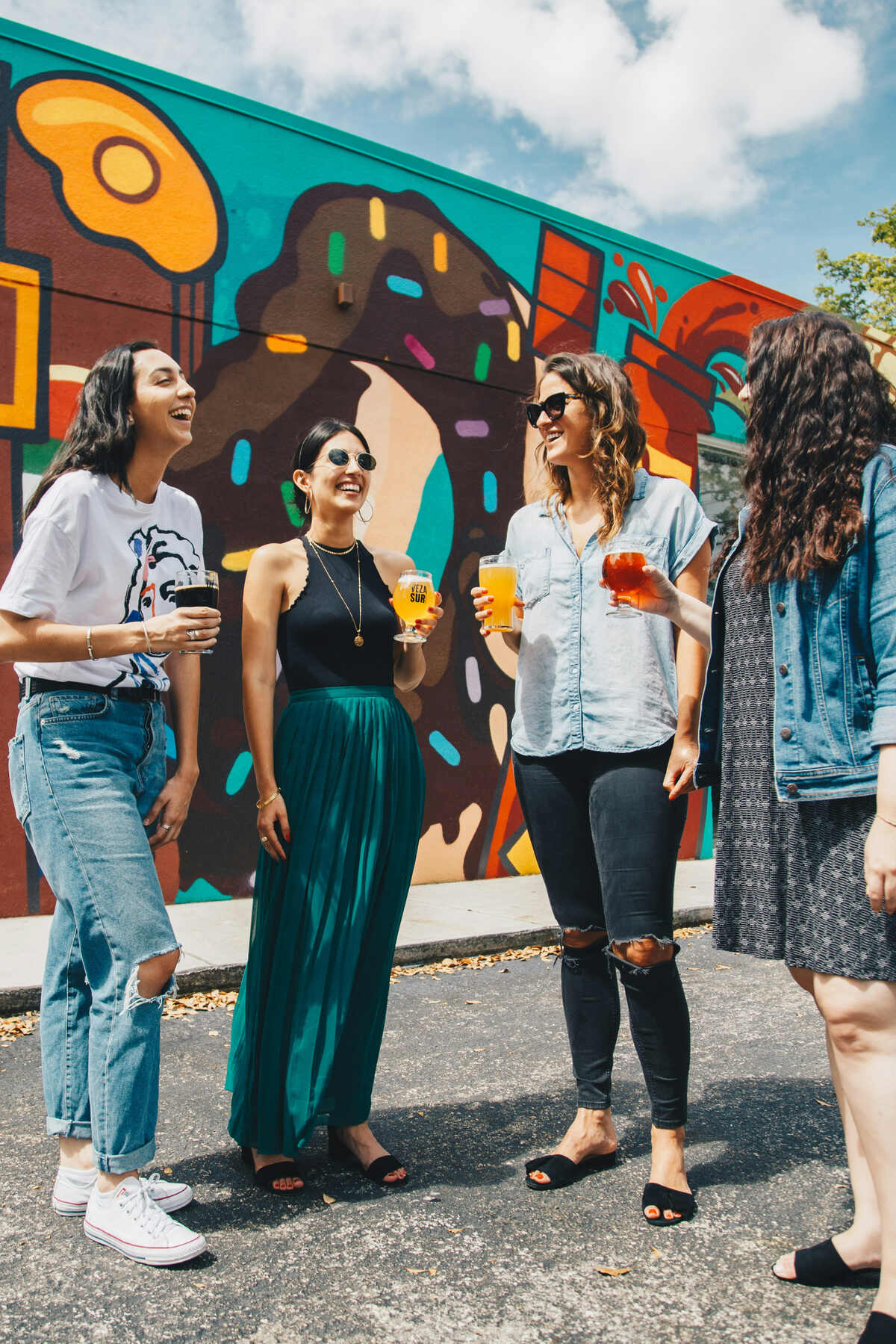 People in the Restaurant Row